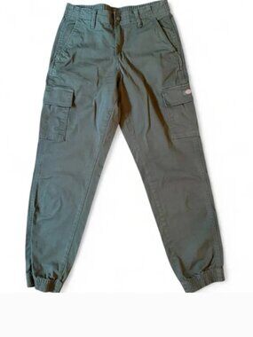 Dickies Women's Olive Green Cargo Jogger Pants Size M